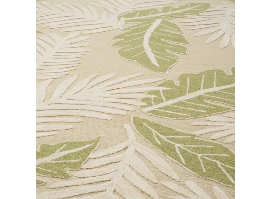 Tapis 'Verdure' - Beige - Green