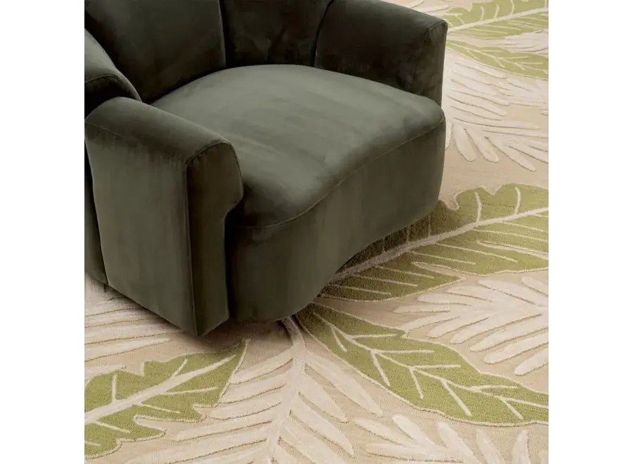 Tapis 'Verdure' - Beige - Green