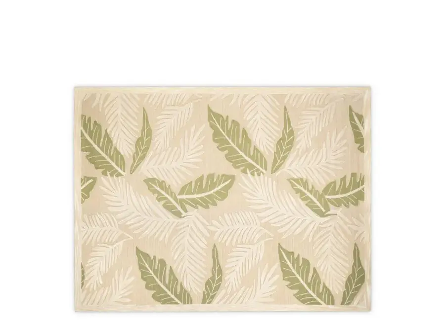 Vloerkleed 'Verdure' - Beige - Green