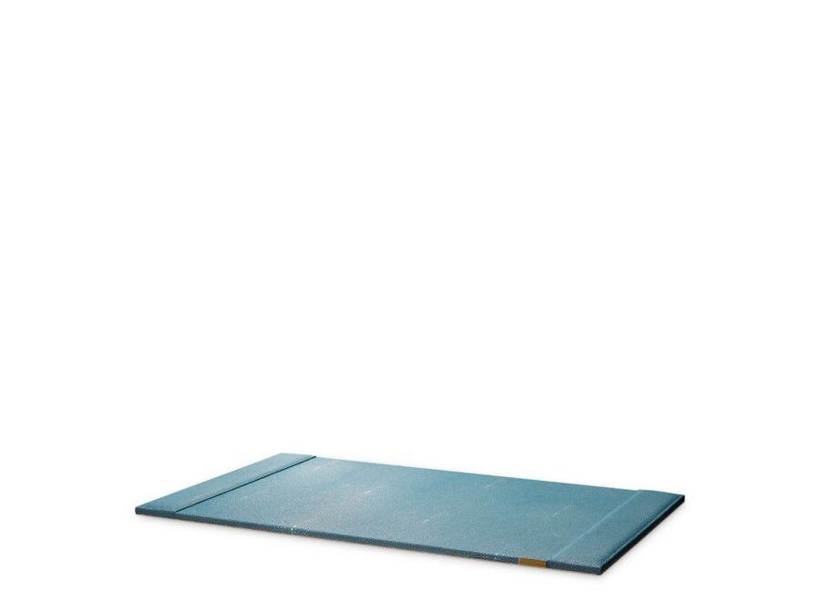 Lederen bureauonderlegger Scaleo - Blue