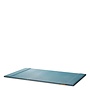 Leather desk blotter 'Scaleo' - Blue