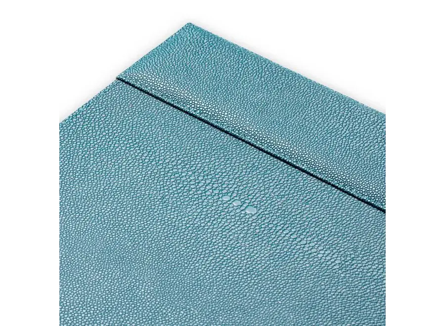 Buvard de bureau en cuir 'Scaleo' - Blue