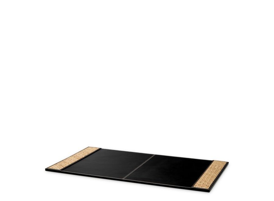 Leather desk blotter Taos