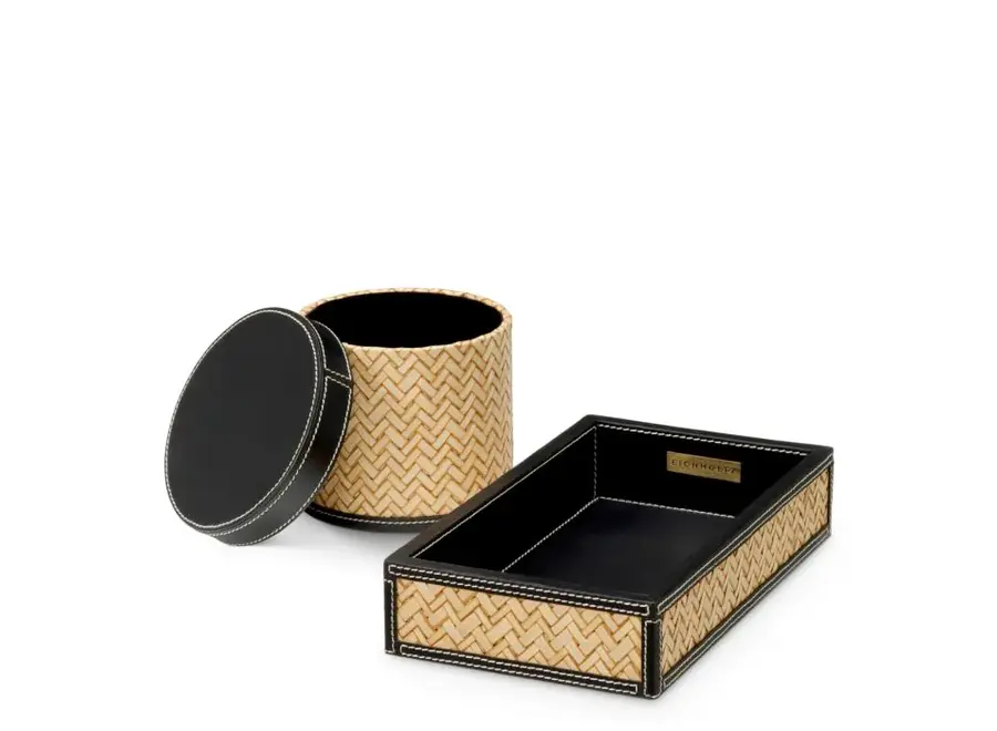 Desk set 'Taos' - Set of 2 - Black