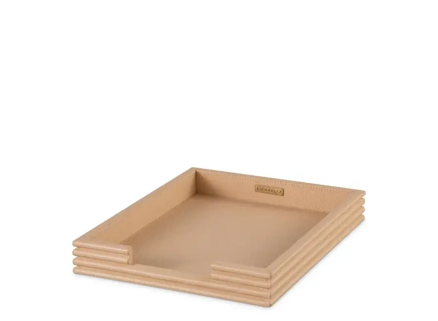 Schreibtisch-Set 'Elvane' - Set of 3 - Tan