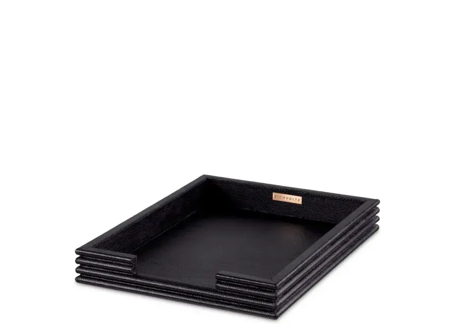 Schreibtisch-Set 'Elvane' - Set of 3 - Black