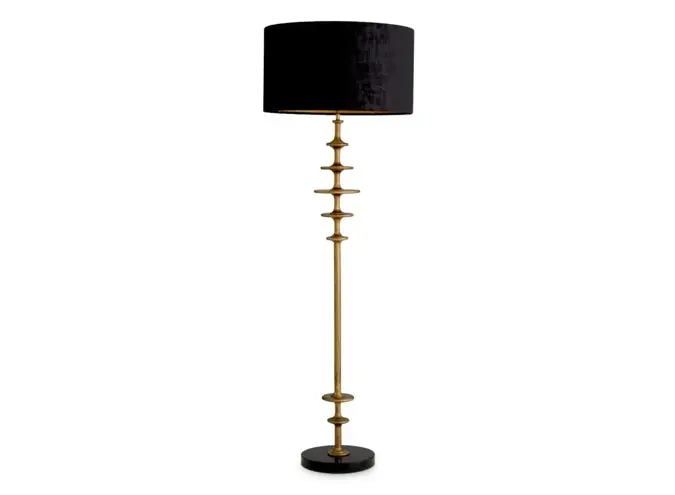 Vloerlamp Rosetti - Vintage Brass Finish