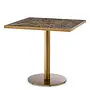 Esstisch 'Declan' - Square - Antique Brass Finish