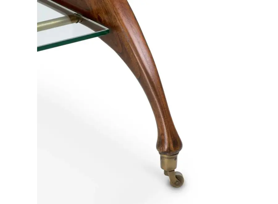 Trolley 'Manzo' - Double - Classic Brown Finish