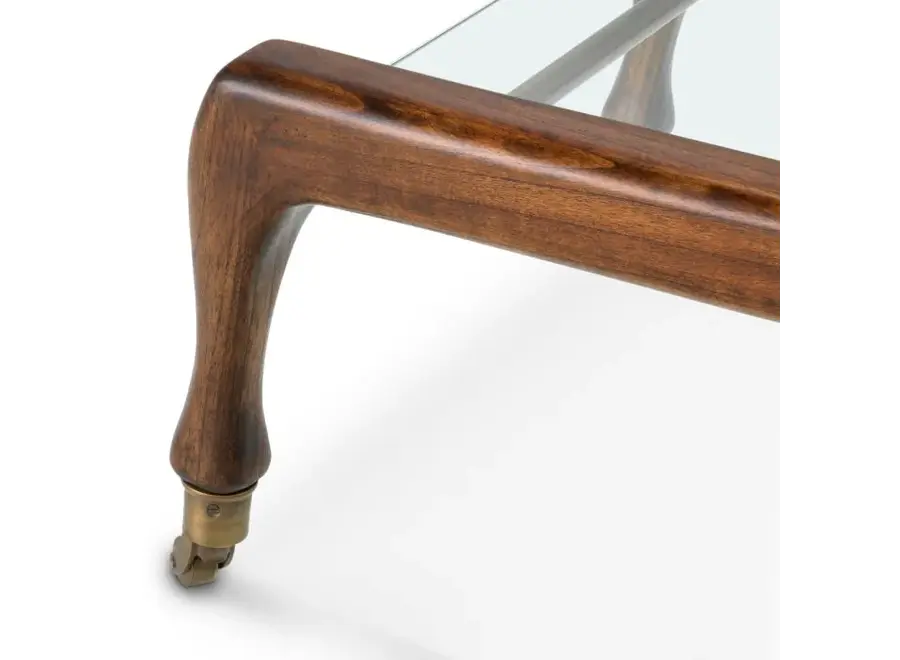 Trolley 'Manzo' - Double - Classic Brown Finish