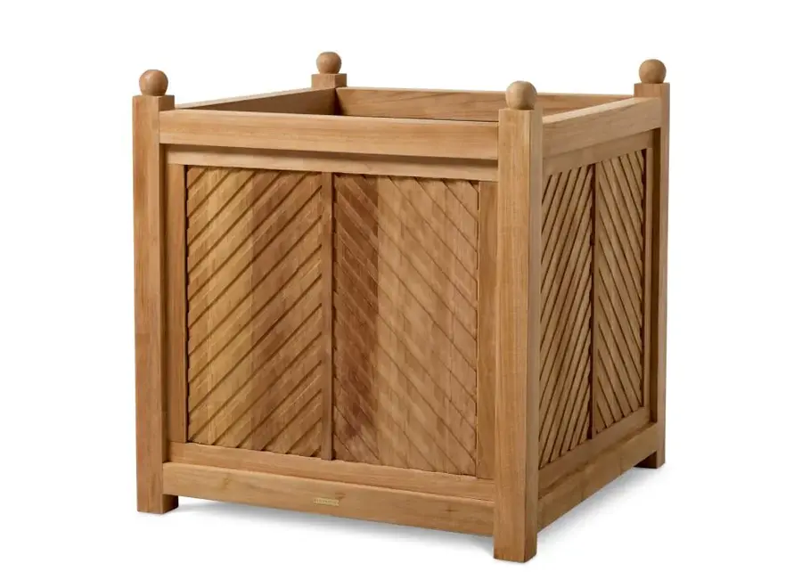 Planter 'Stanmore' - Natural Teak