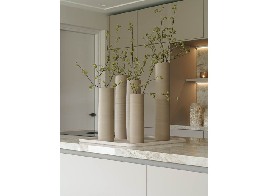 Vase 'Eclipcia' Light Taupe - 40