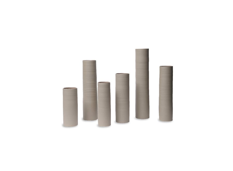 Vaas 'Eclipcia' Light Taupe - 60