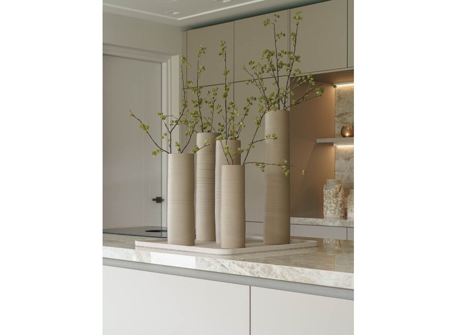 Vaas 'Eclipcia' Light Taupe - 60
