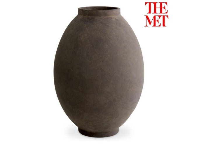 Vase Moon Jar - L - Taupe