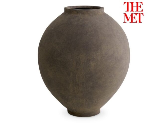 Vase Moon Jar - M - Taupe
