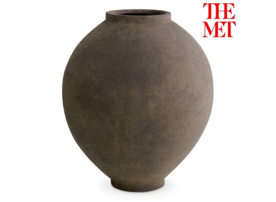 Vase Moon Jar - M - Taupe