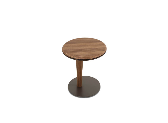 Bijzettafel 'Zen' - Walnut/Pearl Brown
