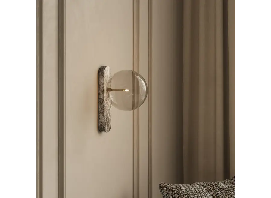 Wall lamp Sancerre - Grey Marble