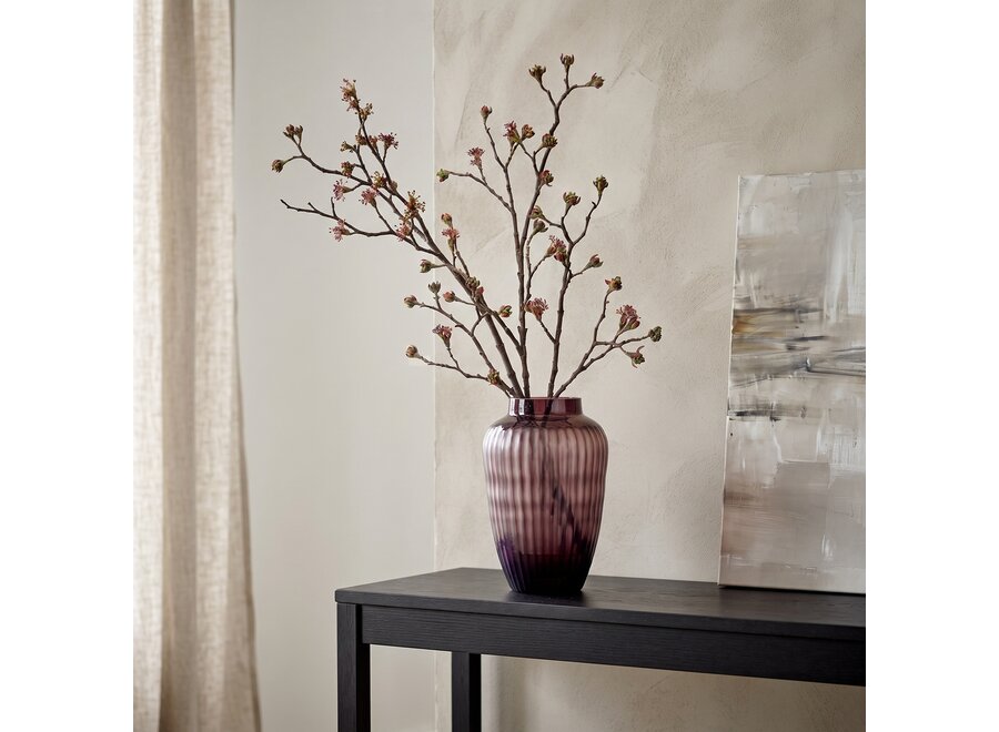 Vase 'Ametrine' L - aubergine