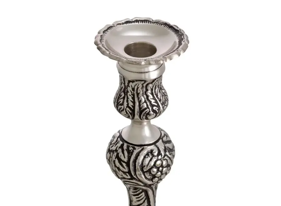 Porte-bougies 'Thomson' - Antique Silver