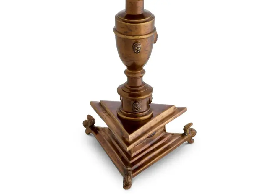 Candle holder 'Philip' - Antique Gold Finish