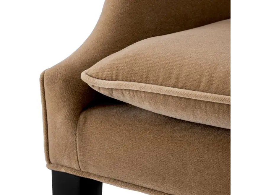 Chaise de salle à manger 'Clayton' - Camel
