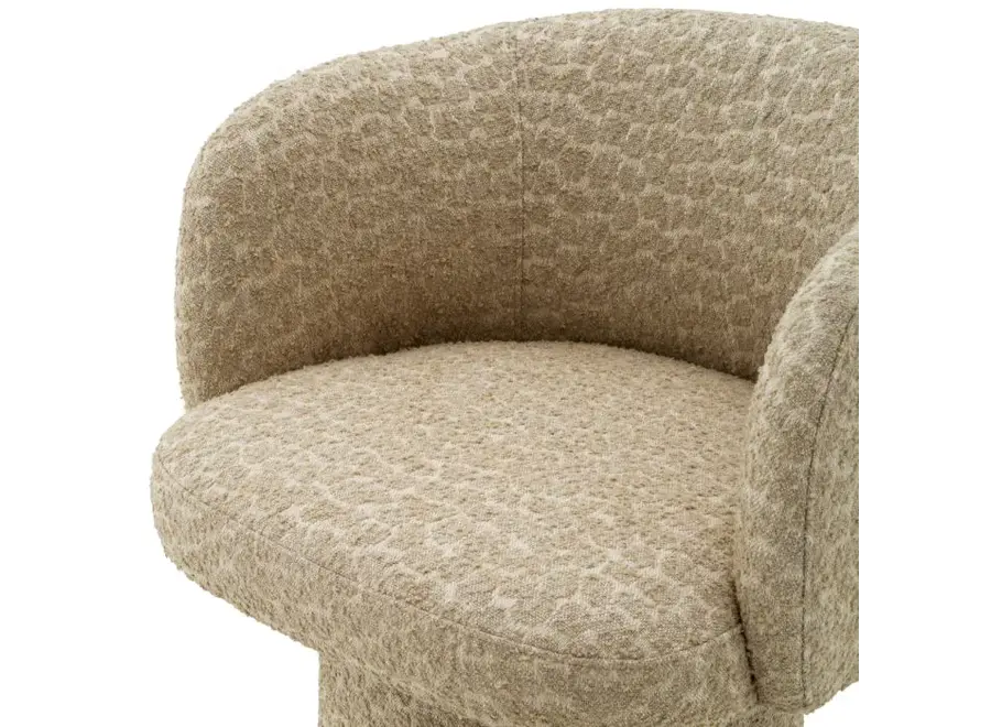 Eetkamerstoel 'Marly' - Jacquard Beige