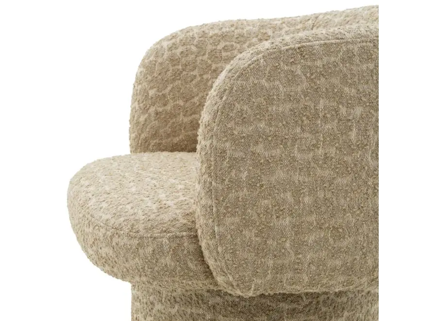 Chaise de salle à manger 'Marly' - Jacquard Beige