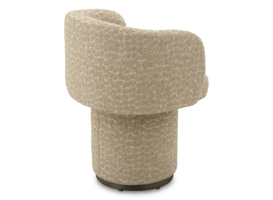 Chaise de salle à manger 'Marly' - Jacquard Beige