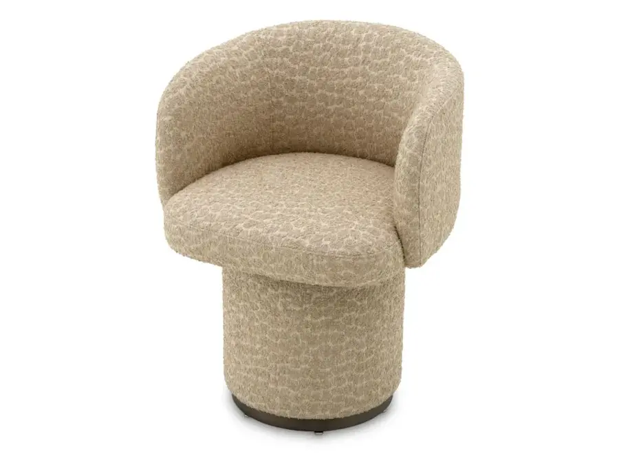 Dining chair 'Marly' - Jacquard Beige