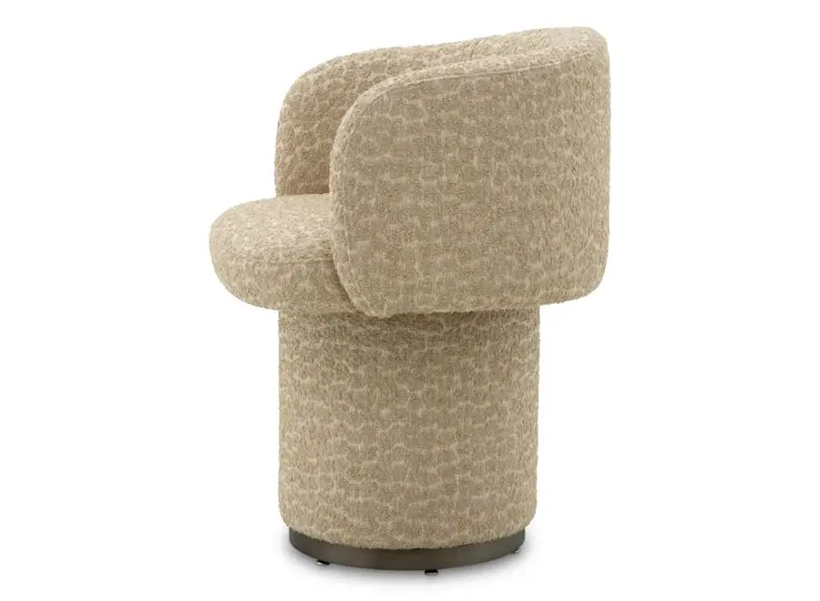 Chaise de salle à manger 'Marly' - Jacquard Beige