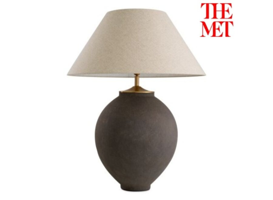 Tischleuchte Moon Jar - Taupe