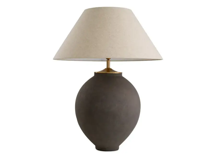Tischleuchte 'Moon Jar' - Taupe