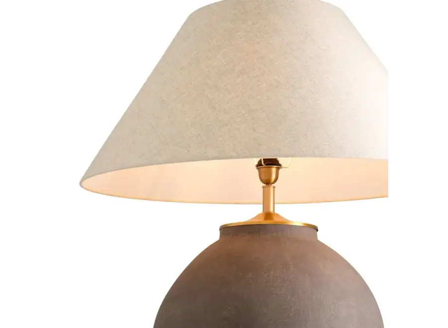 Table lamp 'Moon Jar' - Taupe