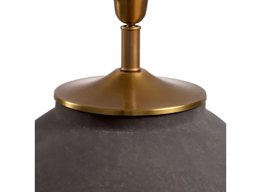 Lampe à poser 'Moon Jar' - Taupe