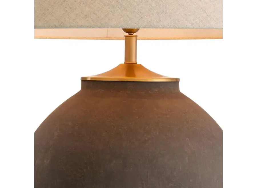 Tischleuchte 'Moon Jar' - Taupe