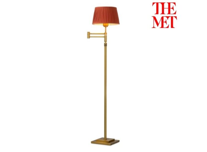 Stehlampe Corbin - Orange