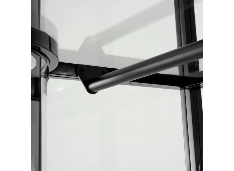 Armoire 'Gala' - Waxed Black Finish