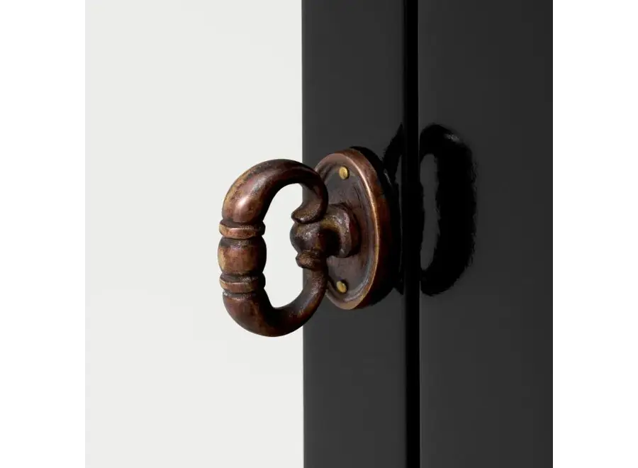 Cabinet 'Gala' - Waxed Black Finish