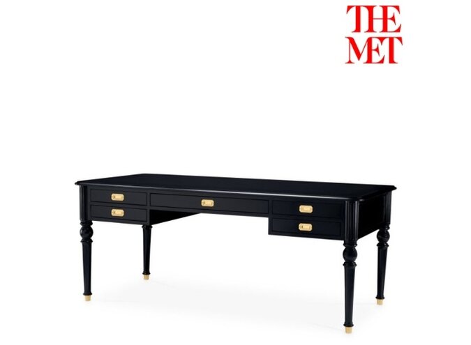 Desk Wimbledon - Waxed Black Finish