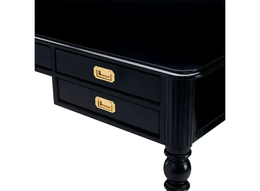 Desk 'Wimbledon' - Waxed Black Finish