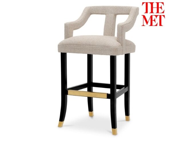 Bar chair Roumier - Palmer beige
