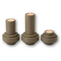 Candle holder Ellen - Taupe - Set of 3