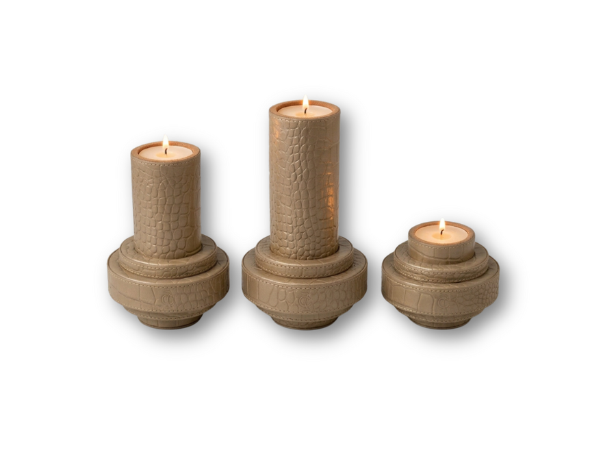 Candle holder Cate - Copper- set of 3