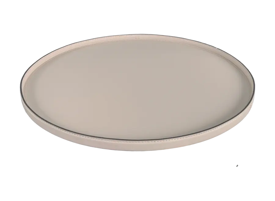 Tray Matteo Round - Craie