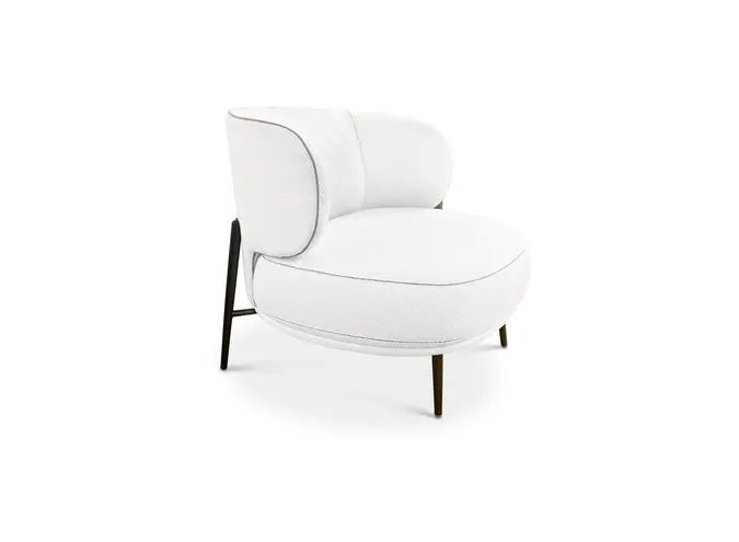 Sessel Ricardo- White/Beige