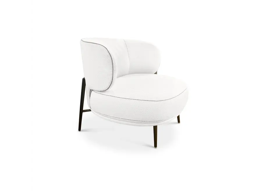 Sessel Ricardo- White/Beige