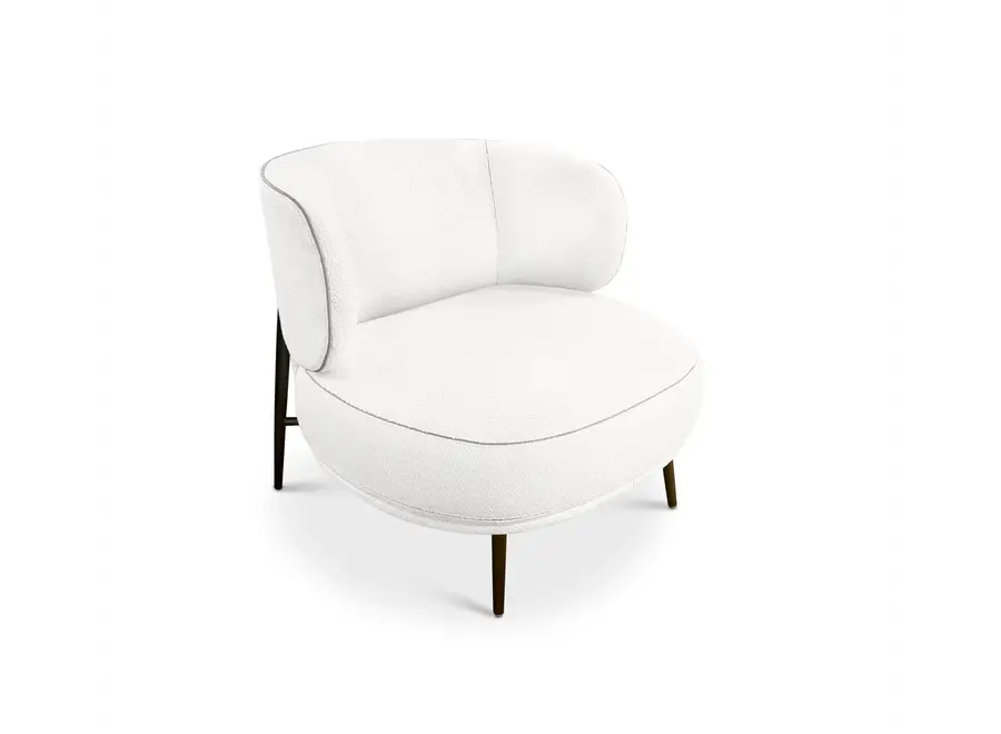Sessel Ricardo- White/Beige
