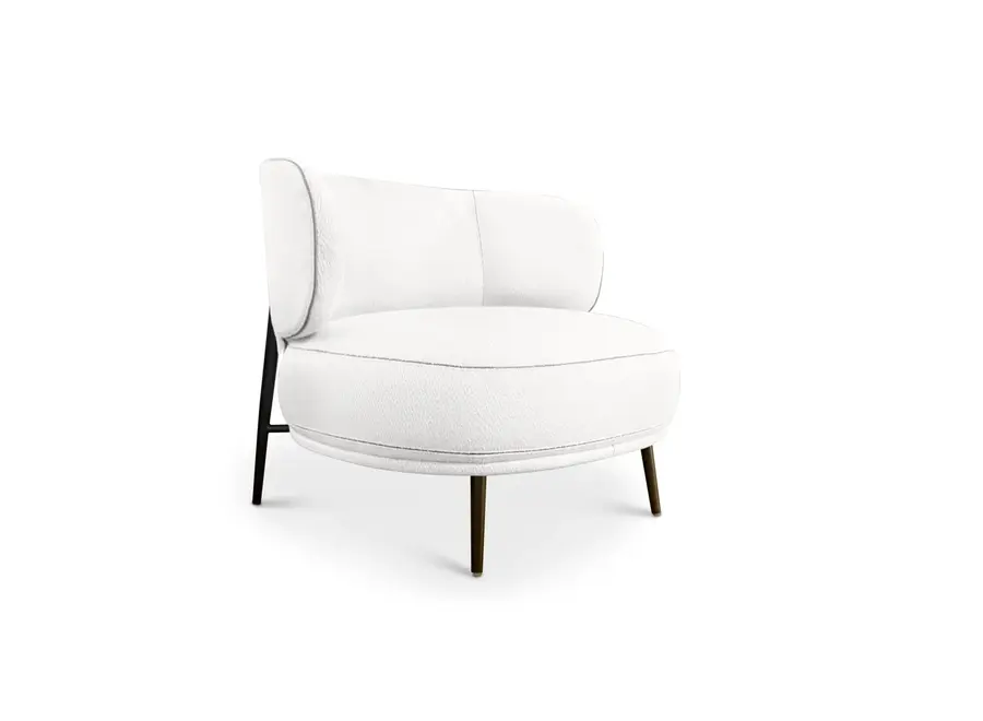 Sessel Ricardo- White/Beige